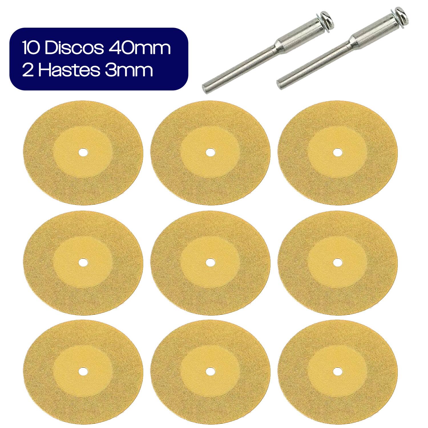 Retifica Corte Comprar Kit 10 Discos de Corte 40mm Diamantado Titânio para Retífica ...