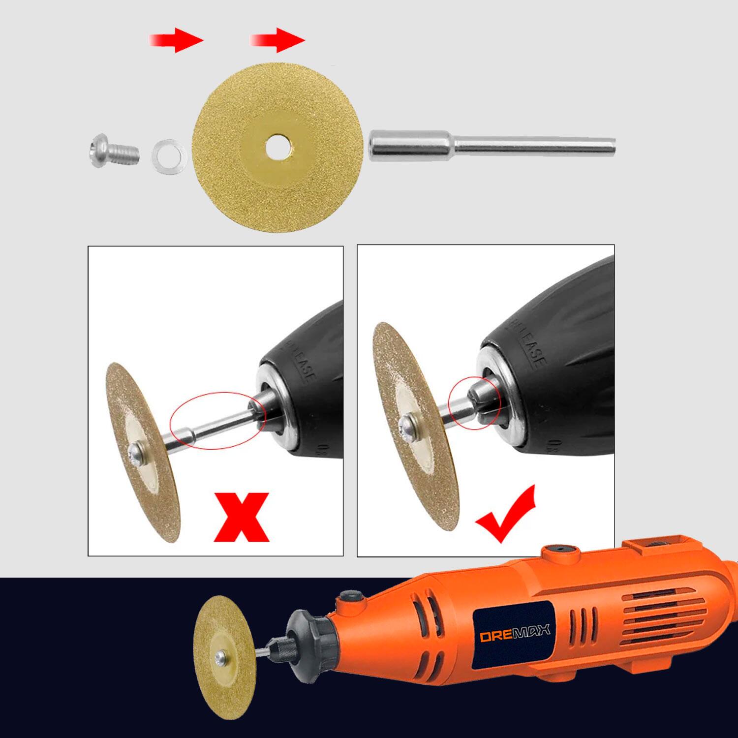 Retifica Corte Comprar Kit 10 Discos de Corte 40mm Diamantado Titânio para Retífica ...