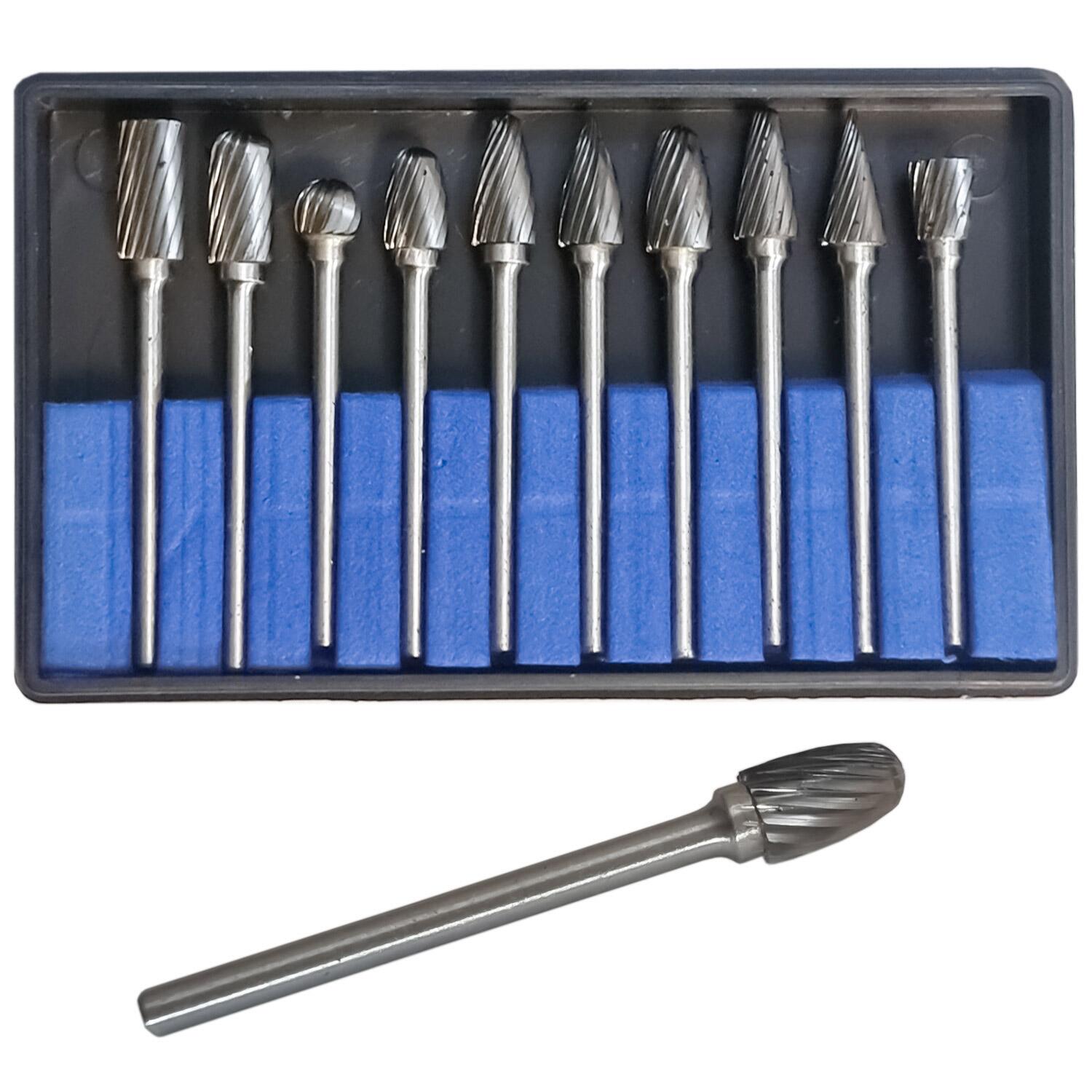 Retifica Corte Comprar Kit 10 Fresas de Corte Haste 3mm Tungstênio Micro Retífica - a ...