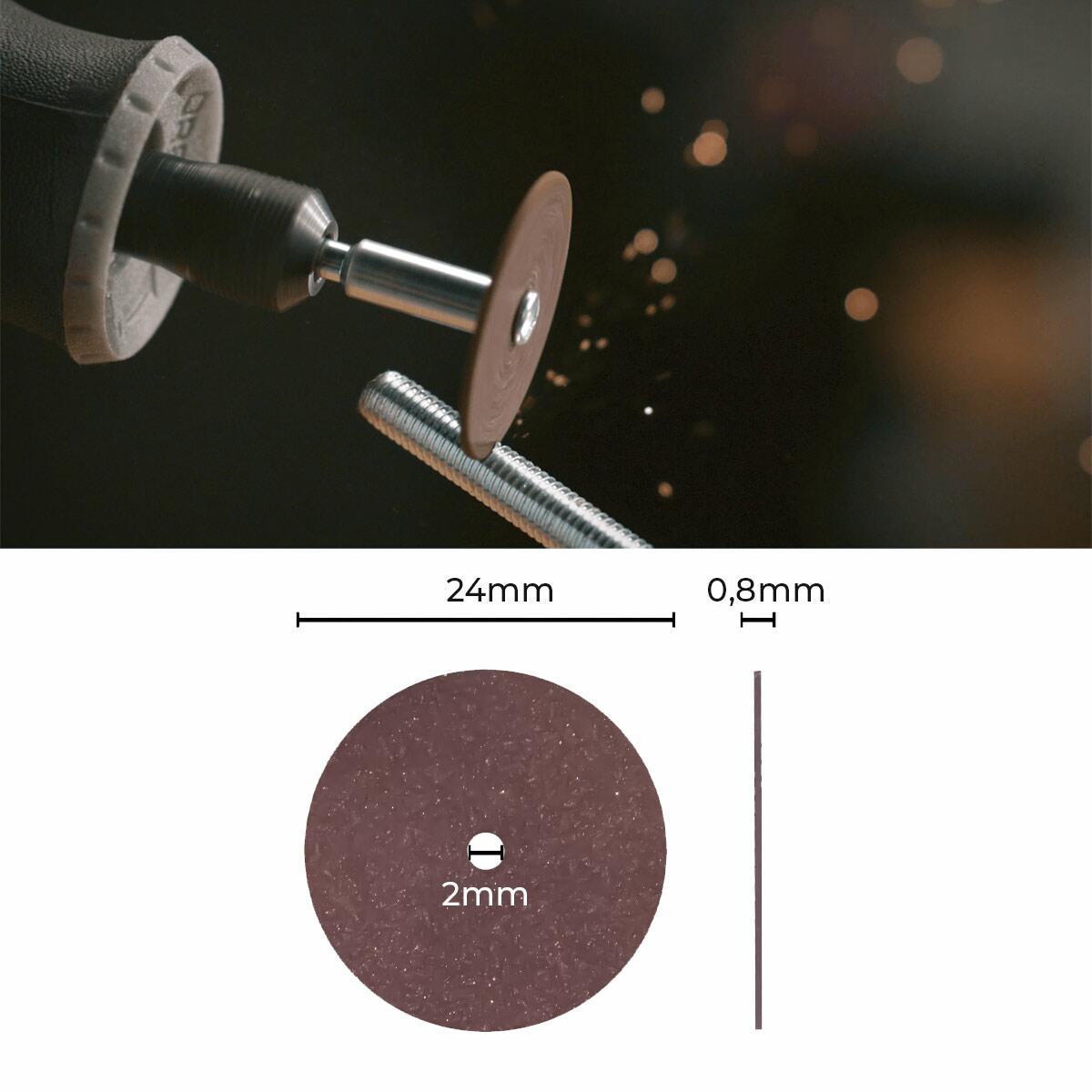 Comprar Kit 10 Disco de Corte 24 x 0.8mm para Micro Retífica Vonder - a ...