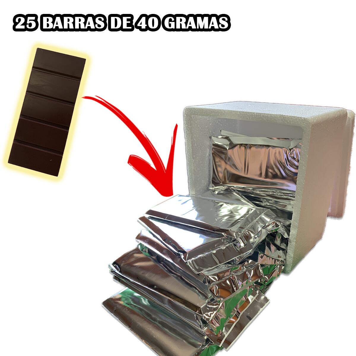 Comprar 1Kg de Chocolate 70% Artesanal Zero Açúcar Zero Lactose