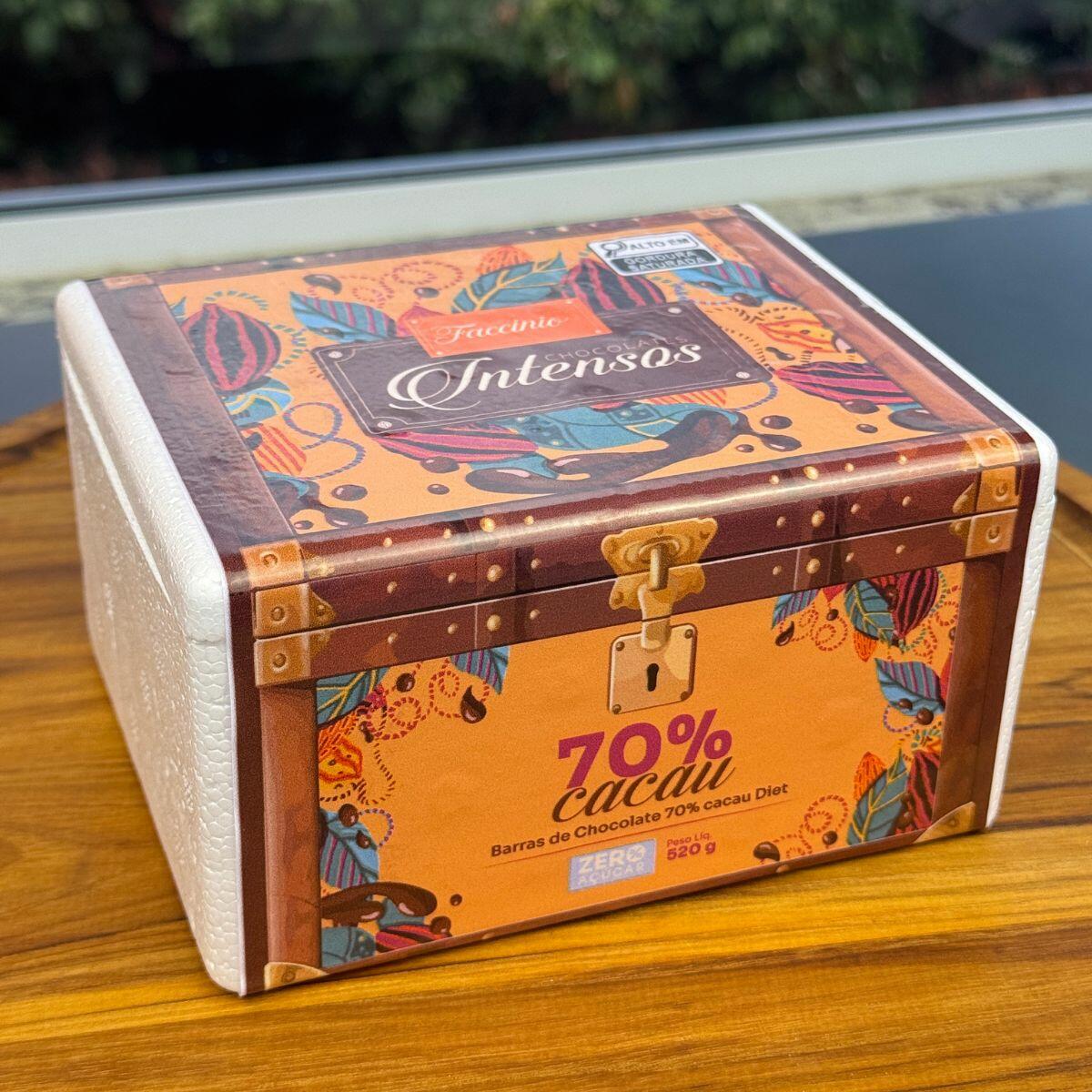 Comprar Chocolates 70% Artesanal Zero Açúcar Zero Lactose Diet