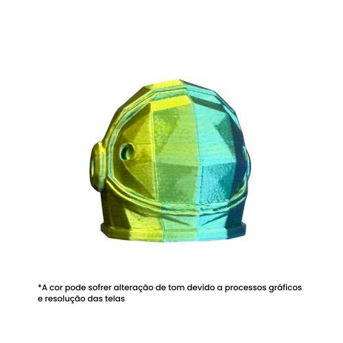 Comprar Filamento PLA Silk Dual Color Multifila - Azul e Verde - 1Kg 1 ...