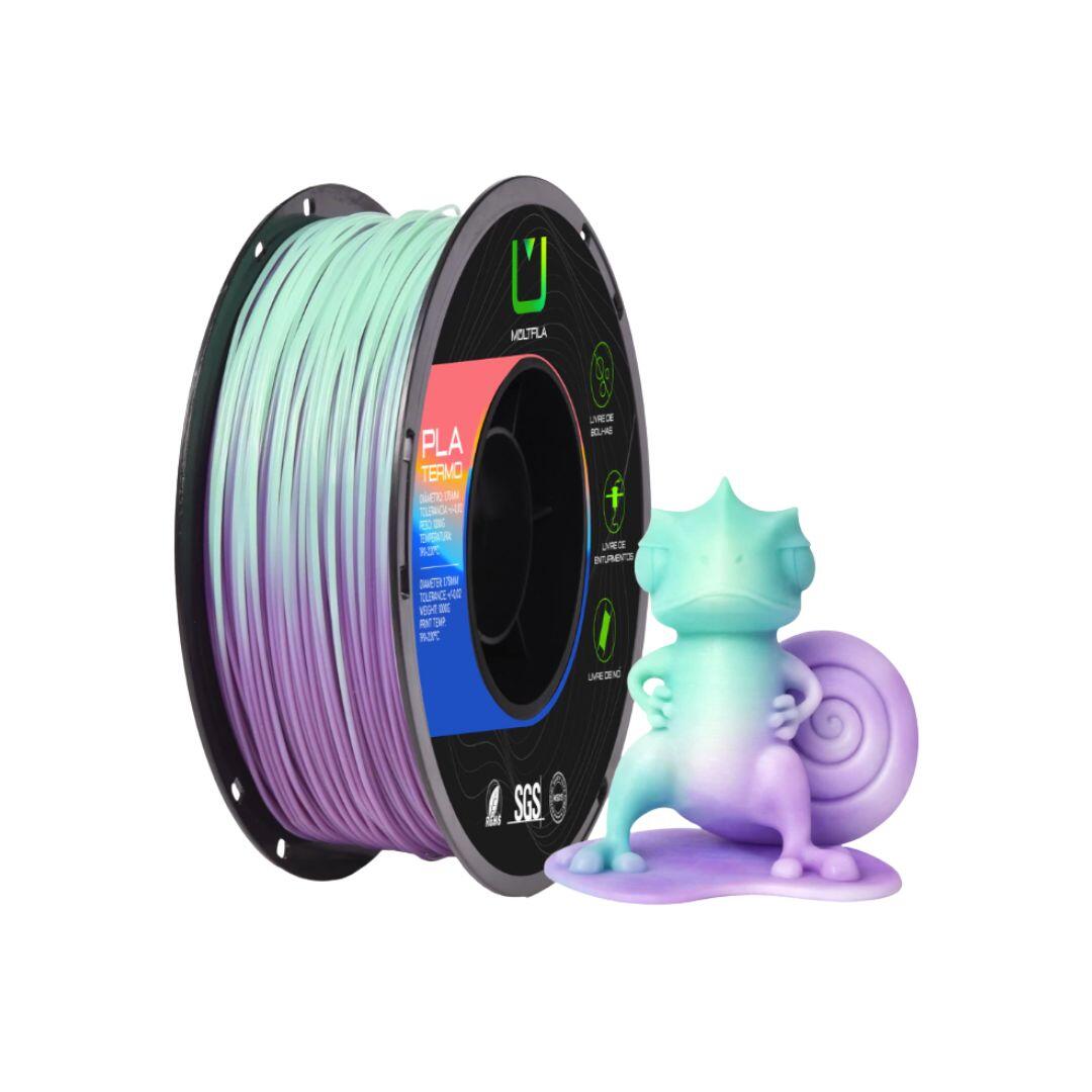 Comprar Filamento PLA Termo Multifila - Roxo e Verde - 1Kg 1.75mm - a ...