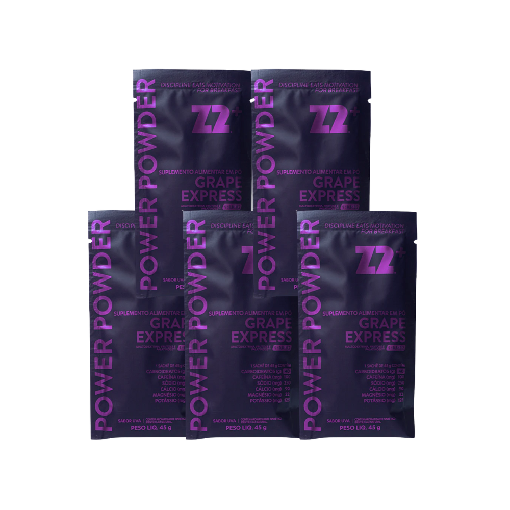 Comprar INTRA-TREINO POWER POWDER Z2 45g KIT 5 Sabor:Grape Express