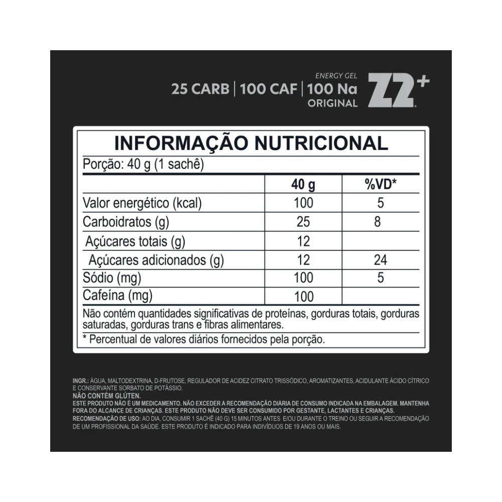 Comprar Energy Gel Z2+ Original Load Up (25Carb) - CAFEÍNA KIT5