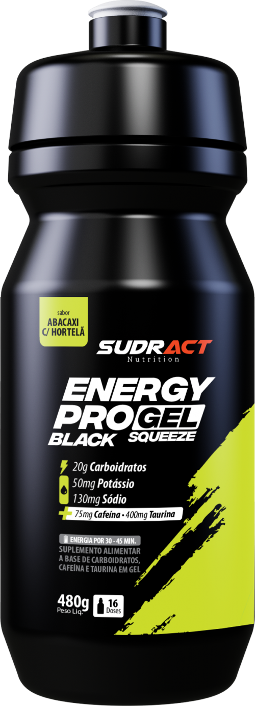 Comprar SUDRACT KIT ENERGY PRO GEL SQUEEZE BLACK ABACAXI / HORTELA