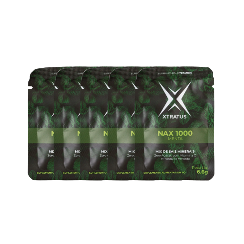 Comprar Xtratus NAX1000 Sais Minerais Sabor Menta 6,6g KIT 5 - R$42,90