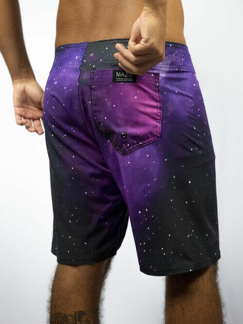 BOARDSHORT BOLINHAS ROXO