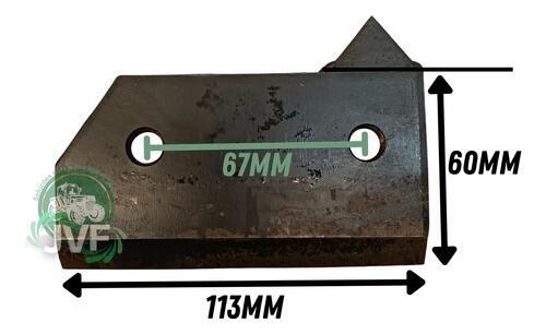 Comprar Jogo Com 3 Facas P/ Triturador JF H5 - JVF PEÇAS AGRÍCOLAS
