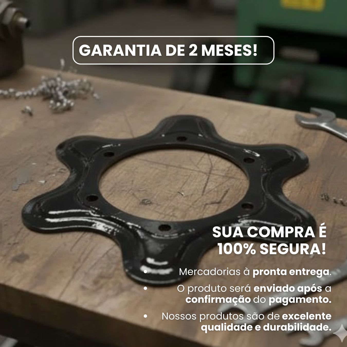 Comprar Faca (disco) Do Recolhedor da Forrageira JF C120/ Z10/ 90/ 192 e  NEW PECUS - a partir de R$185,15 - JVF PEÇAS AGRÍCOLAS