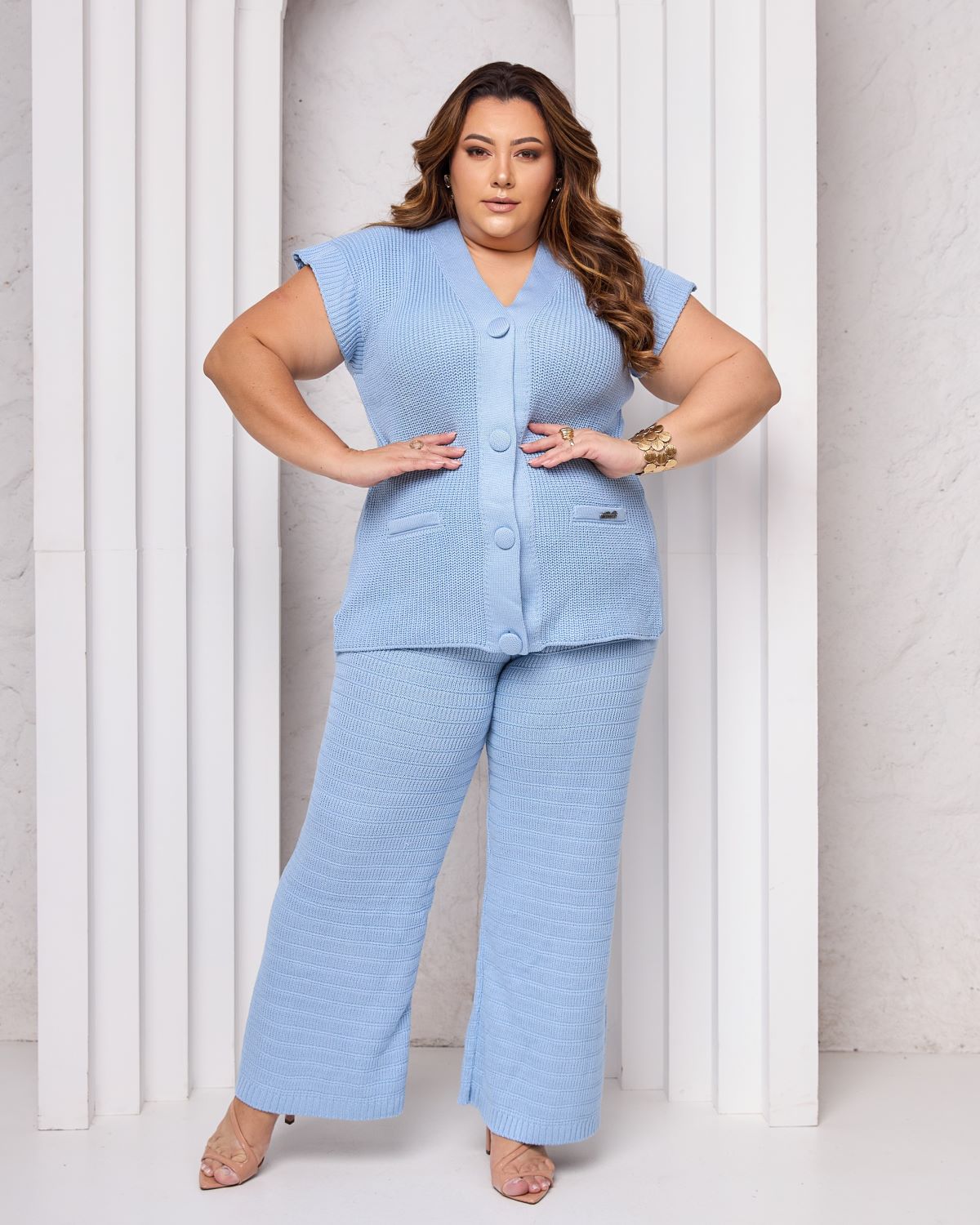 Comprar CONJUNTO SOFIA PLUS - Detroit Tricot - Black November