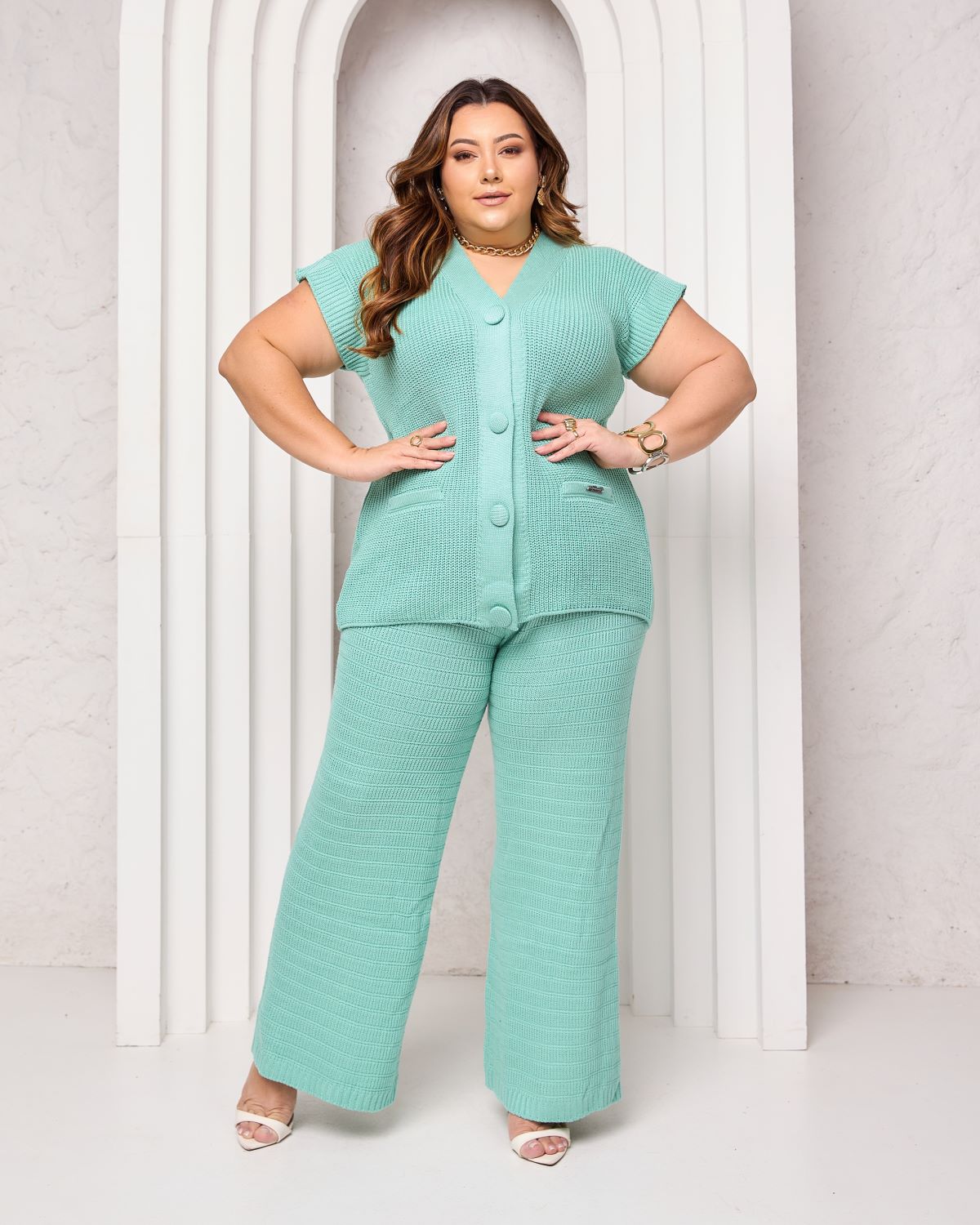 Comprar CONJUNTO SOFIA PLUS - Detroit Tricot - Black November