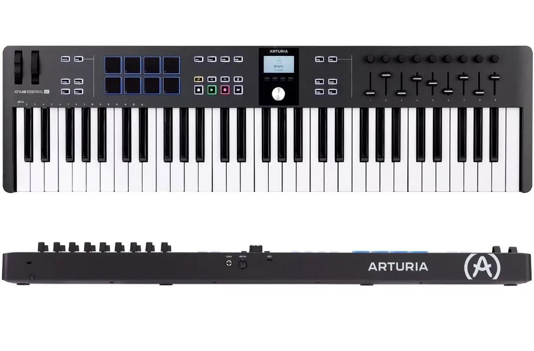 DTM・DAW Arturia Keylab 61 MK3 ARTURIA Keylab 61 Mk3 Preto — Controlador De Teclado Usb Midi De