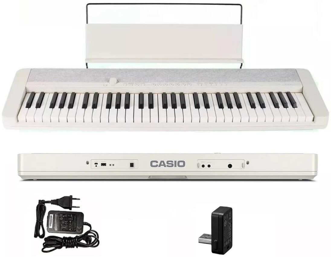 Comprar Teclado Casio Casiotone CT-S1 61 teclas Bluetooth Branco
