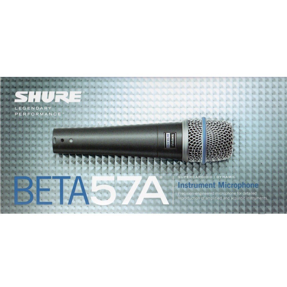Comprar Microfone Shure Beta 57A Dinâmico supercardioide - a