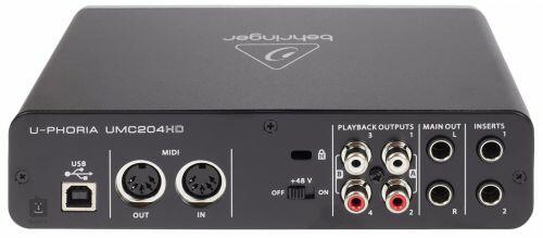 Comprar Interface de áudio Behringer U-Phoria UMC204HD - Armazém