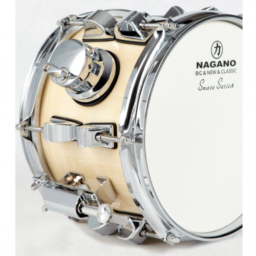 Comprar Caixa Nagano Snare Series New Beat 8X6 NTC Natural Clear