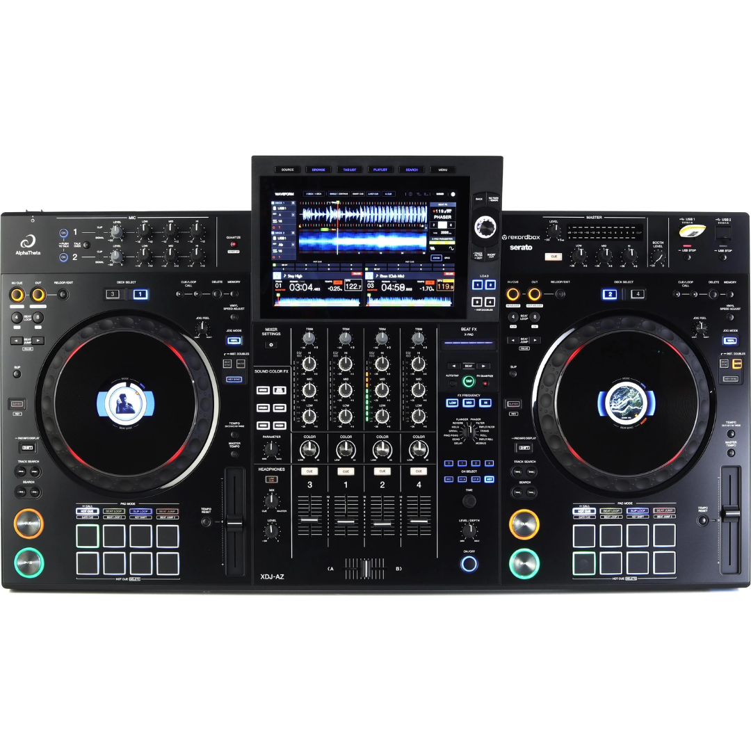 セット XDJ-AZ + XDJ-AZカバ + PioneerDJ DM-50D Comprar Controladora Pioneer Dj XDJ-AZ All in One Preto - a partir