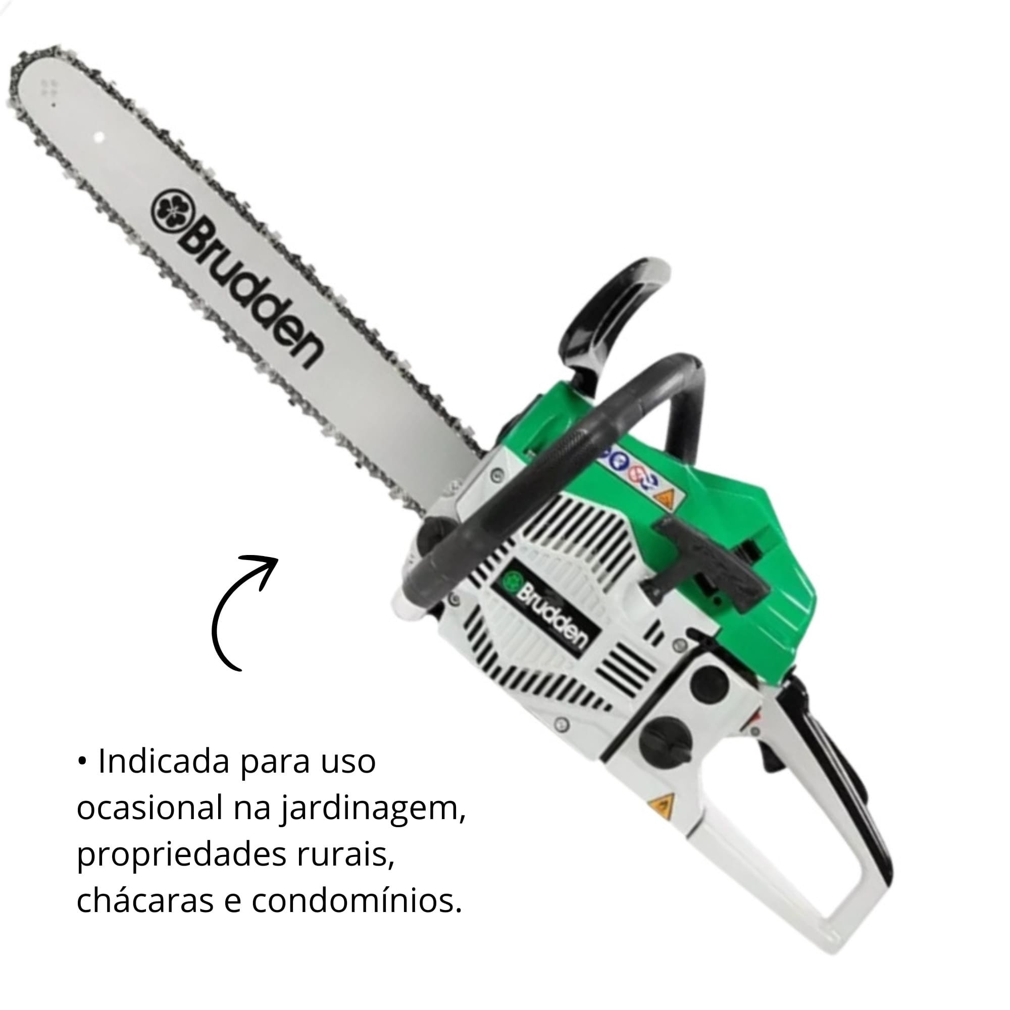 Comprar MOTOSSERRA 2 TEMPOS 52CC MB520 BRUDDEN - R$1.019,04