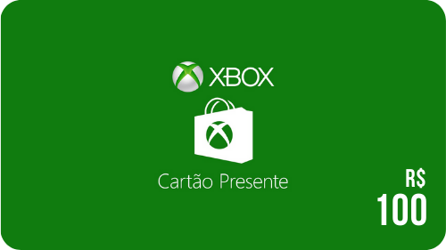 Comprar Cartão Xbox R$ 100 Reais - Brasil - R$100,00 - 7card - A queridinha  dos gamers