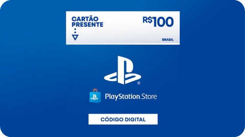 Cartão Psn Playstation R$100,00 Reais - Brasil