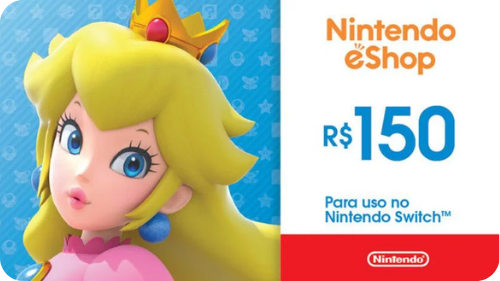 Comprar Cartão Nintendo Eshop R$ 150 - Brasil - R$150,00 - 7card