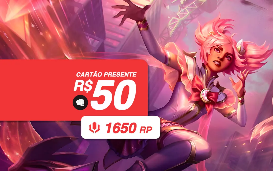 Comprar League Of Legends - 1650 RP Riot Points - R$51,70