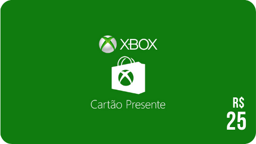 Comprar Cartão Xbox R$ 25 Reais - Brasil - R$25,00 - 7card - A queridinha  dos gamers