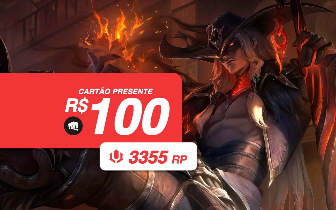 Comprar League Of Legends - 3355 RP Riot Points - R$102,70