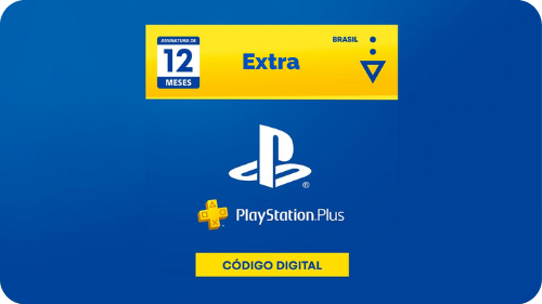 Comprar Cartão Ps Playstation PSN Plus EXTRA 12 Meses - Brasil - R$475,90 -  7card - A queridinha dos gamers