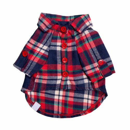 CAMISA FLANELA - VERMELHO