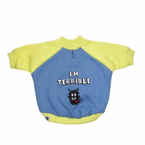 MOLETOM TERRIVEL AZUL