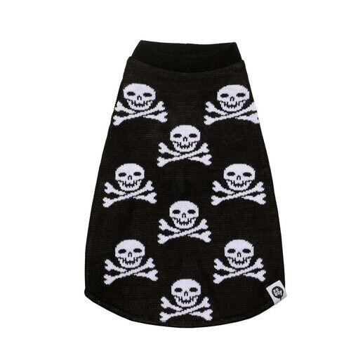 TRICOT CAVEIRAS - PRETO
