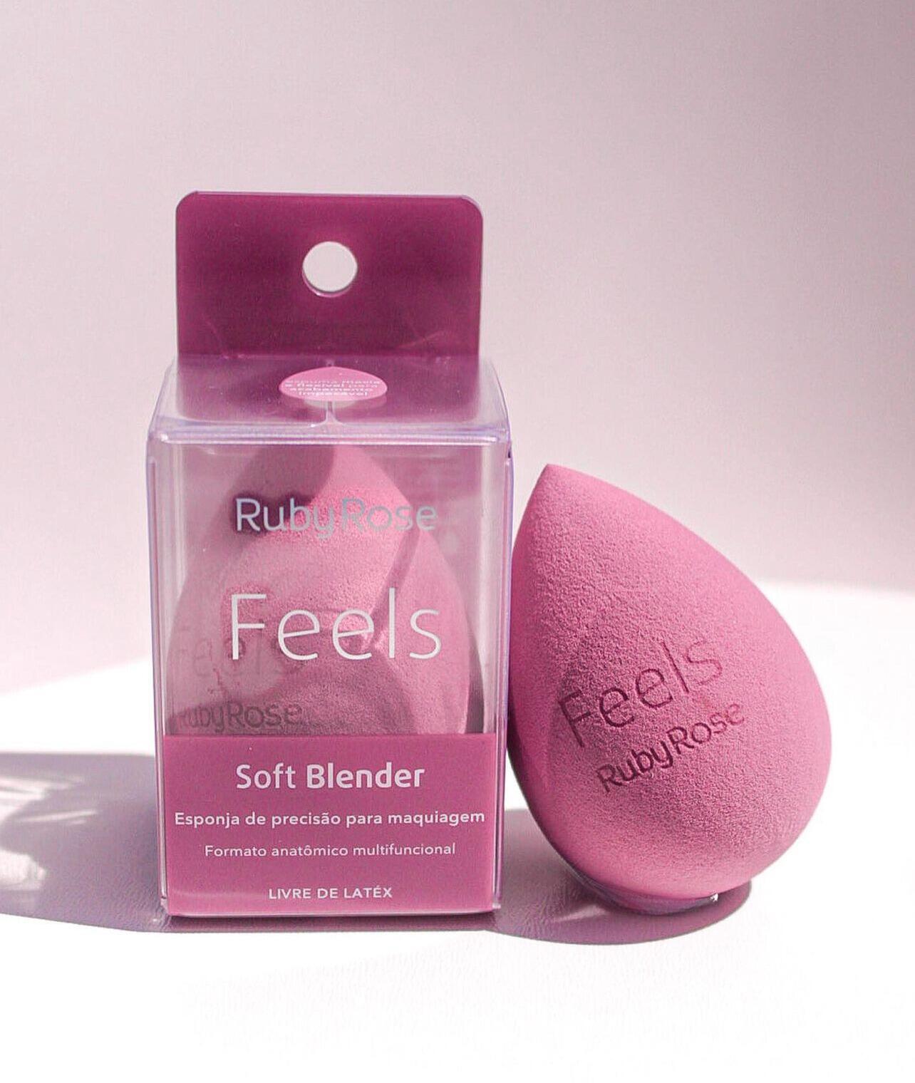 Backstage B31 Fluffy Soft Blender – Weicher Make-up Pinsel, Vegan, Made In Germany