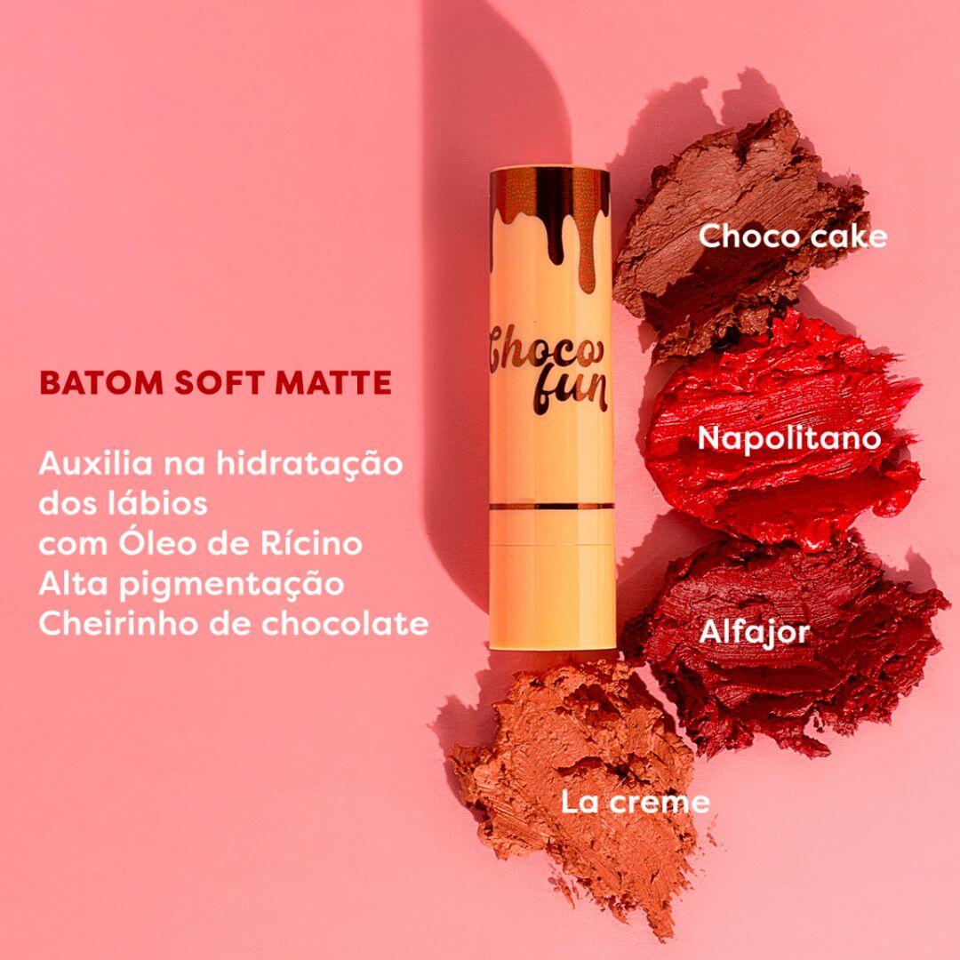 Choco Fun - Batom Soft Matte | Fenzza