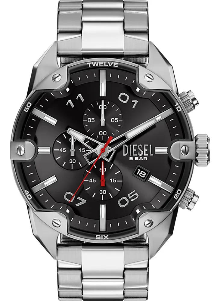 Comprar Relógio Diesel Masculino Grafite Couro Marrom Analógico