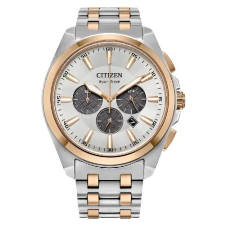 Comprar Relógio Citizen Eco-Drive Peyten Cronógrafo Bicolor