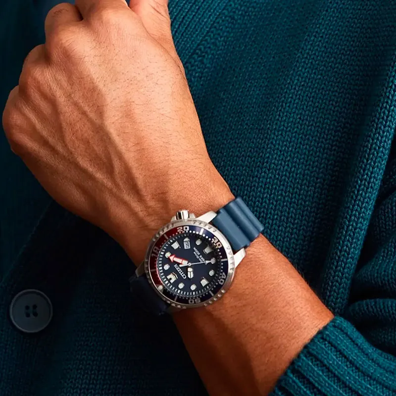 Comprar Relógio Citizen Promaster Eco-Drive Diver Pepsi Azul