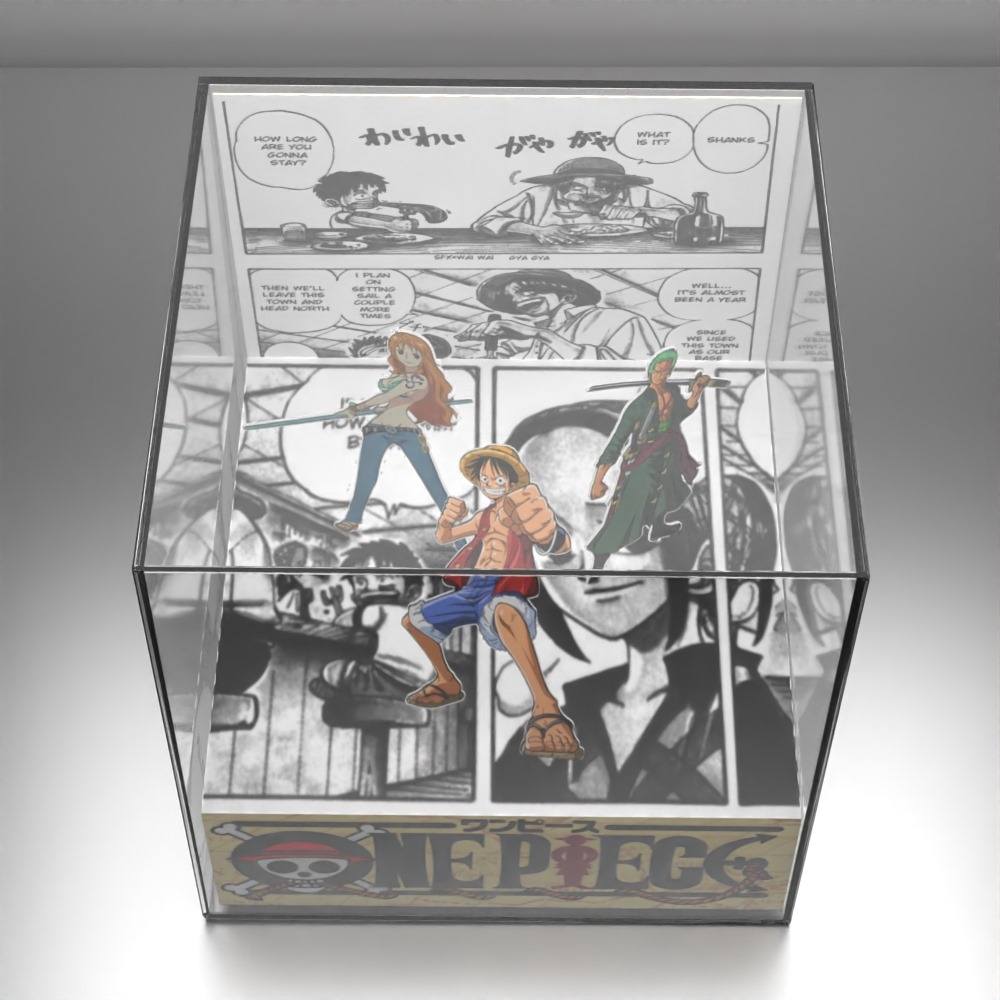 Comprar Cubo Diorama One Piece Luffy Zoro e Nami - a partir de R$56,05 -  Dioramado
