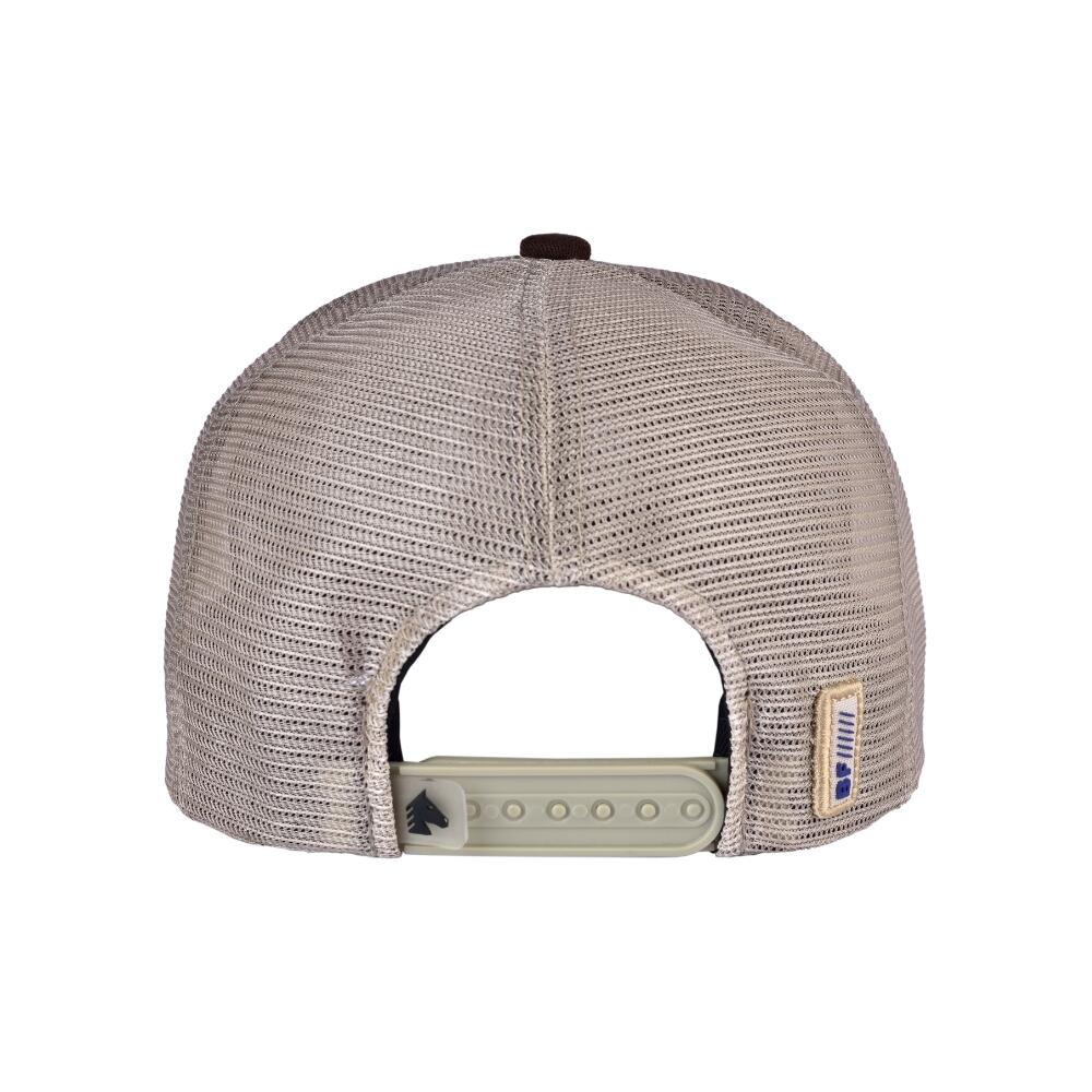 BACK-BONE BBS-H-582GJ-8oz」 Boné Snapback Preto Backdrop Beer Branco