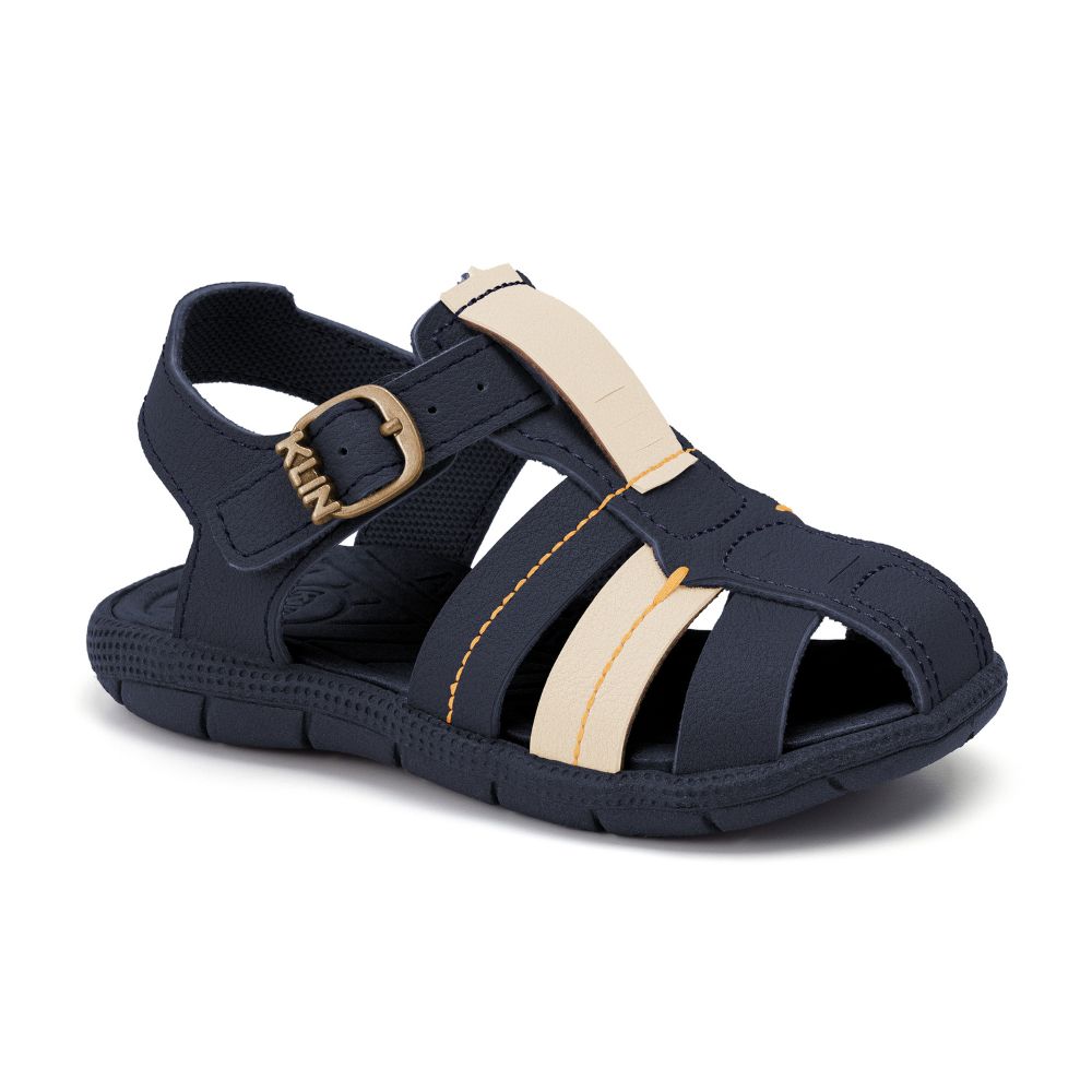 Sandália Infantil Masculina Klin TicTac Casual