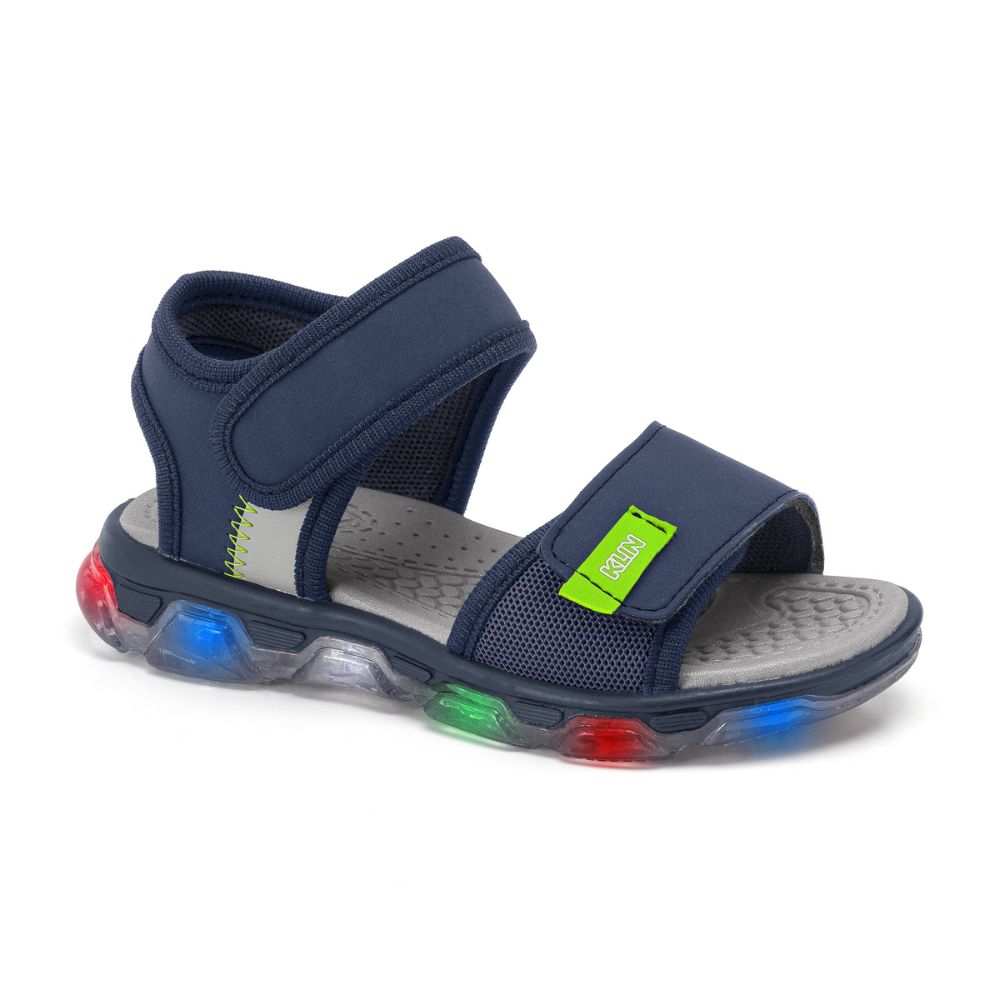 Klin Bebe Sandalia Papete Klin Sandália Papete De Led Colorido