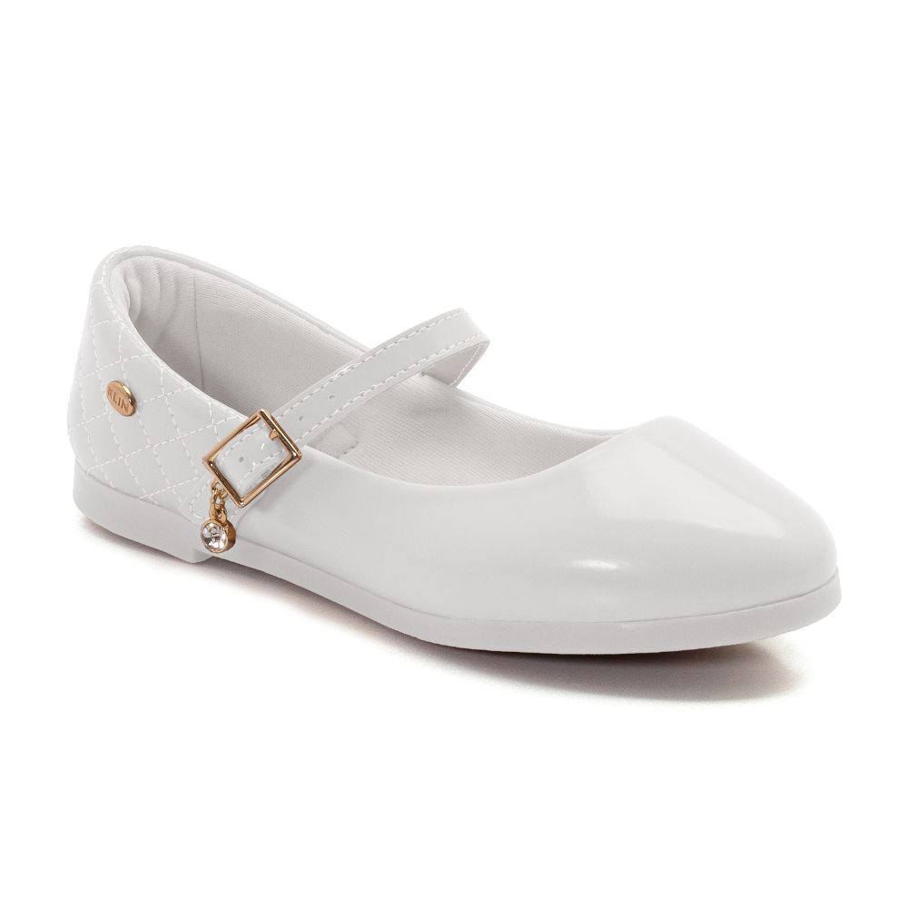 Sapatilha Infantil Feminina Lisa Klin Princesa Kids Verniz