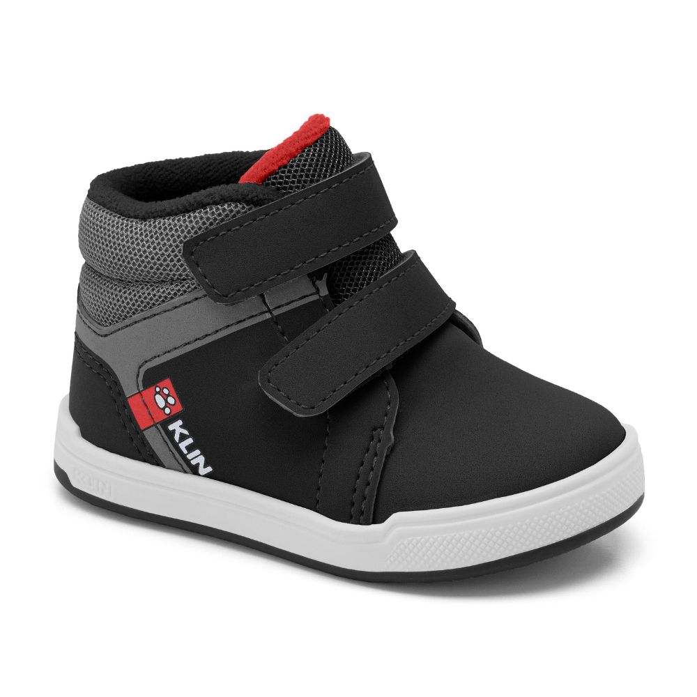 Tenis Mini Tenis Klin Infantil Preto Tênis Infantil Masculino Klin