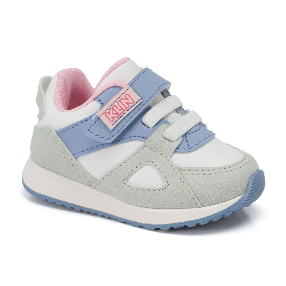 Tênis para Bebê Feminino Klin Walk Baby Casual Calce Fácil