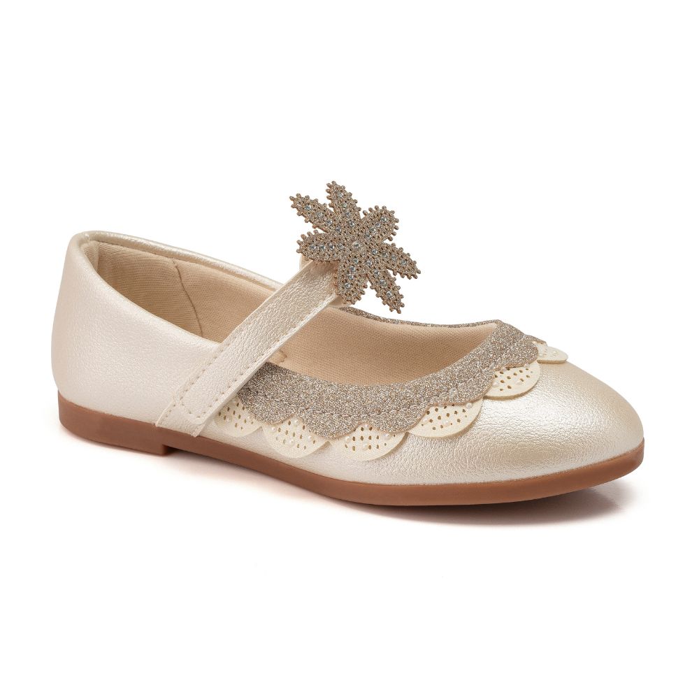 Sapatilha Infantil Feminina Klin Princesa Glitter e Bordados