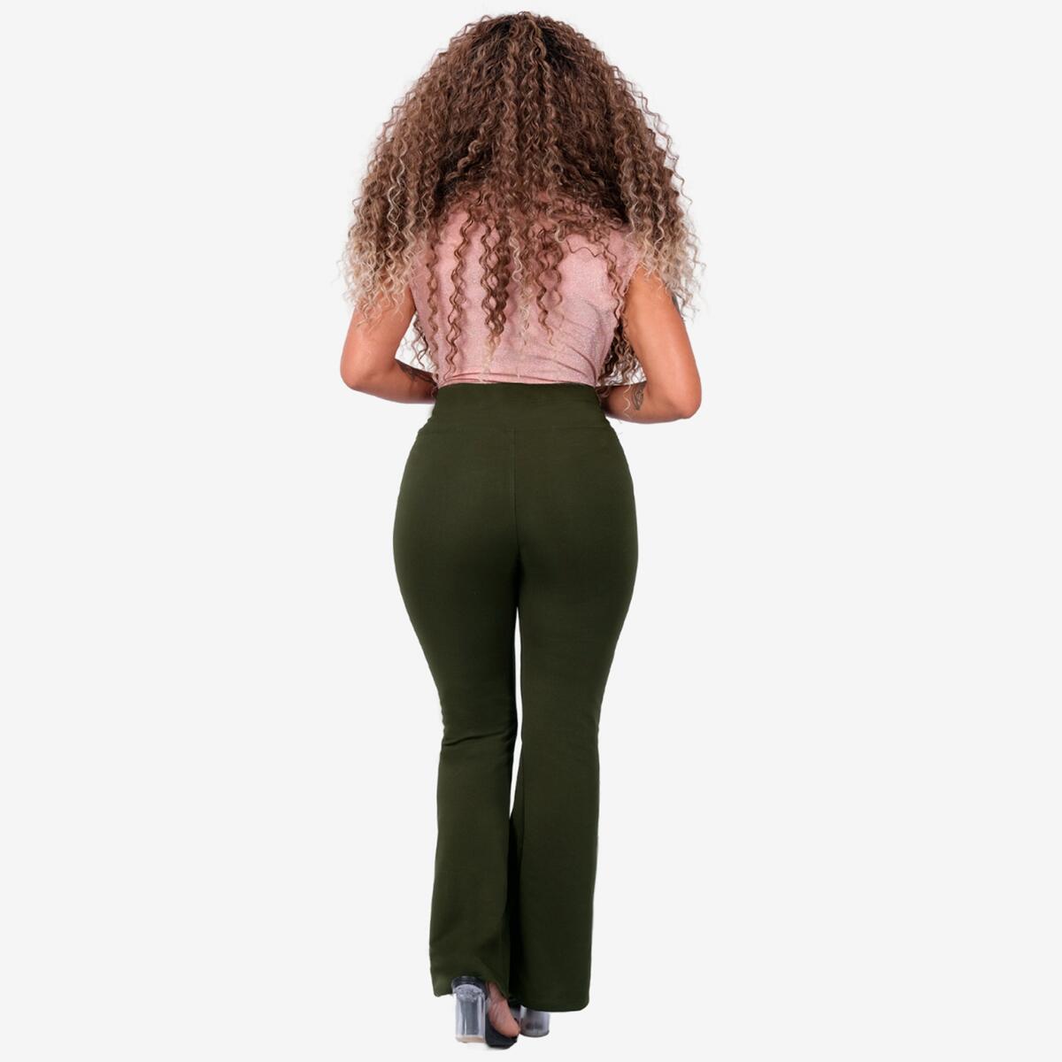 Comprar Calça Feminina Flare com Bolso Bailarina Moda Elegante
