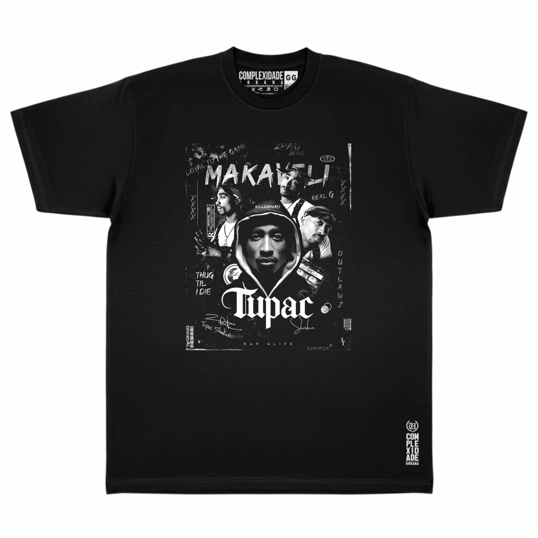 Camisa Complexidade Tupac Makaveli - R$99,00