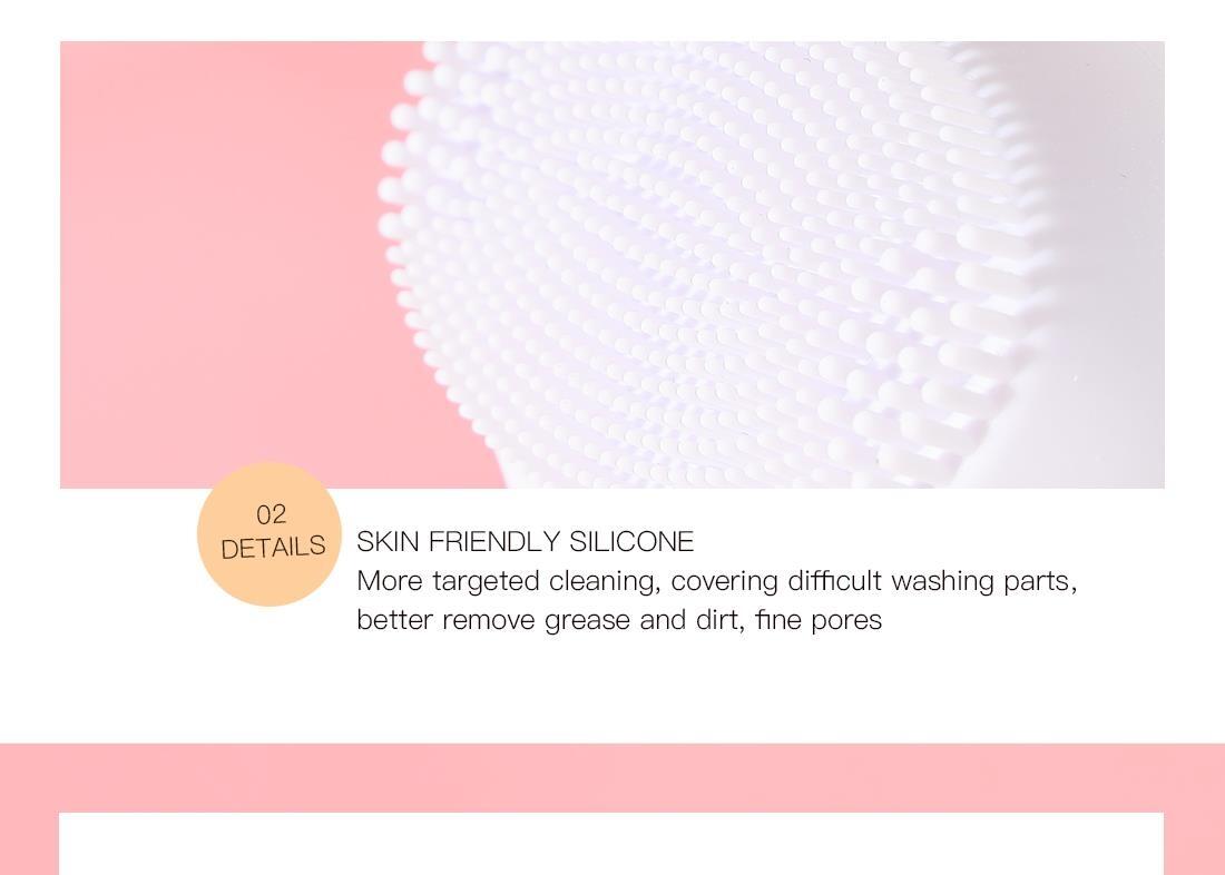Escova de Silicone para Limpeza Facial Cod 2007644010103